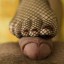 Teasing with foot Teasing with foot