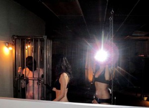 In the cage with Mistress Yuki and Mistress Ai-Li