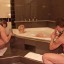Pampered mistress in bath